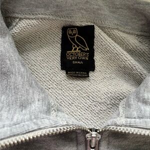 October's Very Own Gray Zip-Up Hoodie